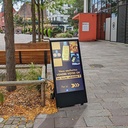 High brightness outdoor digitaal stoepbord